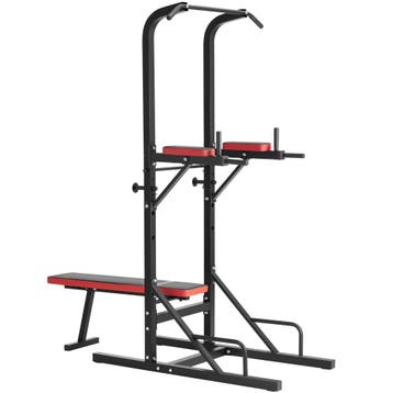 tectake Krachtstation Reeves - zwart, Verzenden, Nieuw