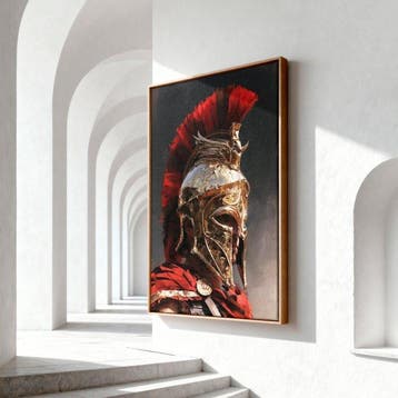 Iconica - Spartan Warrior - unique 1/1 XXL (150 x 100 cm), Antiek en Kunst