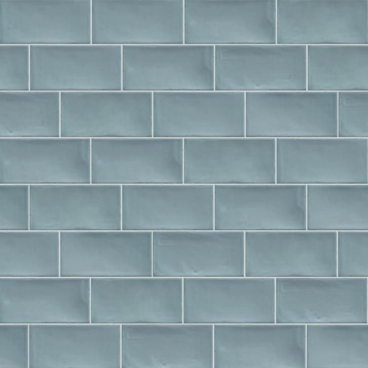 Wandtegel Cifre Ceramica Kane Sky Blauw Glans 7,5x15, Doe-het-zelf en Bouw, Tegels, Minder dan 20 cm, Minder dan 20 cm, 10 m² of meer