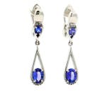 Sans prix de réserve - Boucles doreilles Argent - 1.91ct.