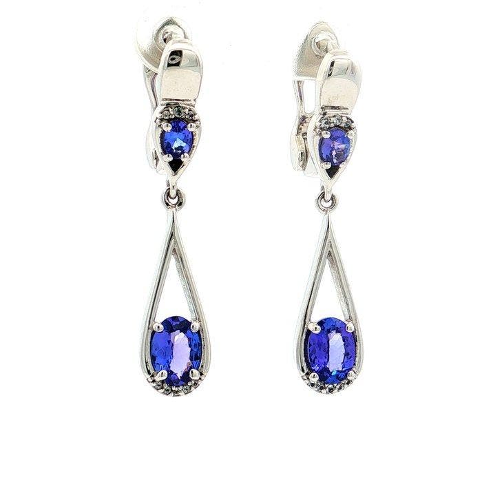 Sans prix de réserve - Boucles doreilles Argent - 1.91ct., Bijoux, Sacs & Beauté, Boucles d'oreilles
