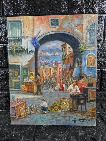 Ugo Mascolo (1948) - Quartieri Spagnoli - cuore di Napoli