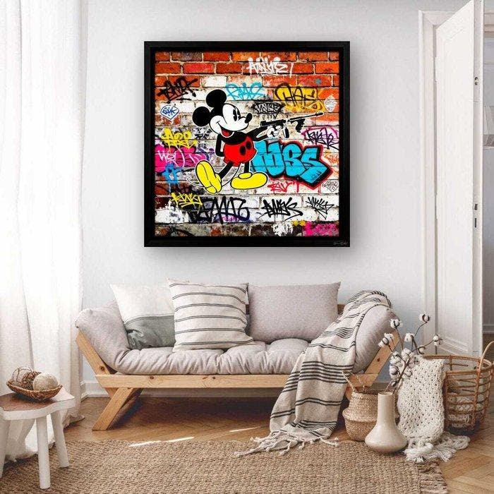 Urban3DArt (1971) - Mickey Gangster Limited Edition, Antiek en Kunst, Kunst | Designobjecten