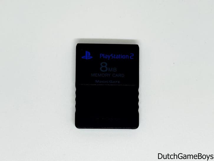 Playstation 2 / PS2 - Memory Card - 8 MB - Original - Black, Games en Spelcomputers, Spelcomputers | Sony PlayStation 2, Gebruikt