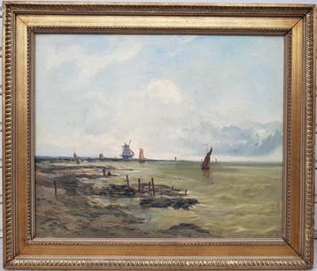 Hippolyte-Camille Delpy (1842-1910) - Voiliers en mer