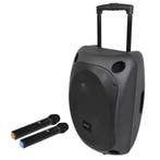 QTX QOVA 12 Draagbare Luidspreker Met 2 Microfoons USB SD BT, Muziek en Instrumenten, Nieuw