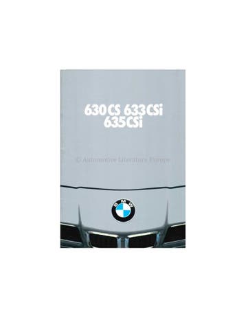 1979 BMW 6 SERIE BROCHURE NEDERLANDS, Ophalen of Verzenden, Nieuw