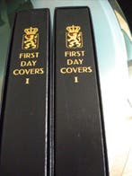 Belgique - 2 beaux albums davo Luxe ouatiné first day covers
