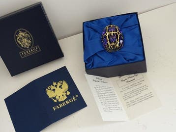 Figuur - Fabergé style - Crystal Palace Imperial ornament, Nieuw