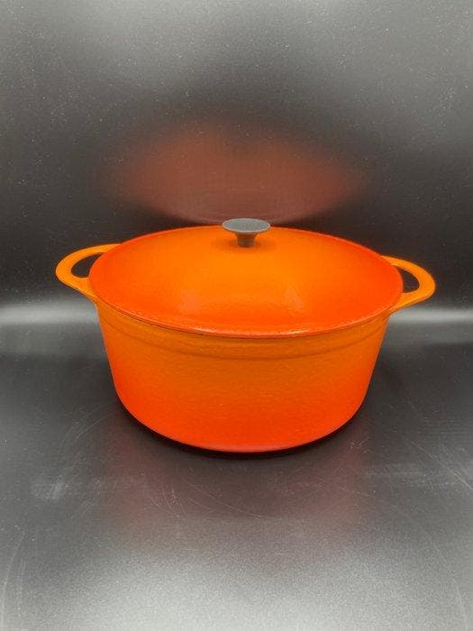 Le Creuset - Braadpan - Cousances - bron, Emaille, Antiek en Kunst, Antiek | Keukengerei