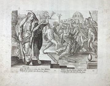 Hendrick Goltzius (1559-1617), da Maarten de Vos - originale