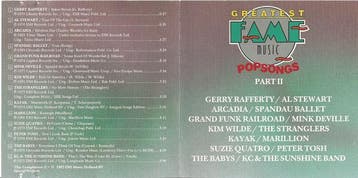 Various - Greatest Fame Music Popsongs Part II, Verzenden, Gebruikt