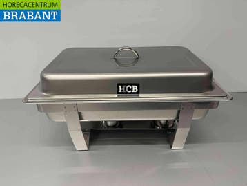 HCB RVS Chafing dish set 1 x 1/1, 2 x 1/2 en 3 x 1/3 GN, Ophalen of Verzenden, Nieuw in verpakking