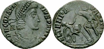 Roemisches Kaiserreich Rom Constantius Ii Maiorina 351-35..., Verzenden