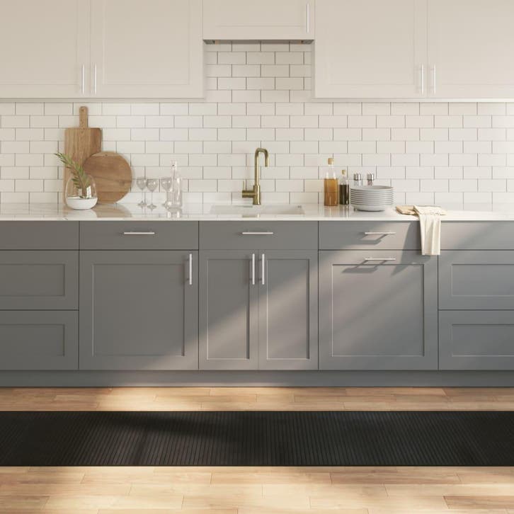 vidaXL Vloerkleed rechthoekig 60x400 cm bamboe zwart, Huis en Inrichting, Stoffering | Tapijten en Vloerkleden, Nieuw, Verzenden