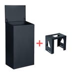 Achteruitname Pakketbrievenbus met statief - PakketPanda, Verzenden, Nieuw, Staal, Staande brievenbus