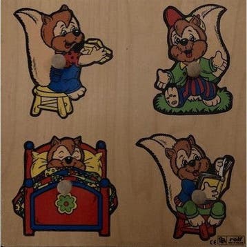 Rolf Inlegpuzzel Eekhoorn, Verzenden, Nieuw