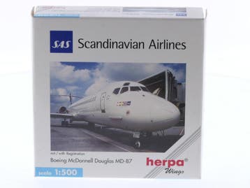 Schaal 1:500 Herpa 506106 Boeing McDonnell Douglas MD-87..., Ophalen of Verzenden