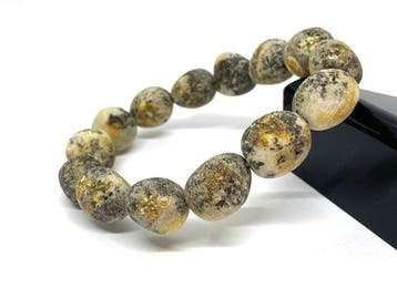 Amberliefhebberskeuze - Wild Marble-Geel-Melkachtig