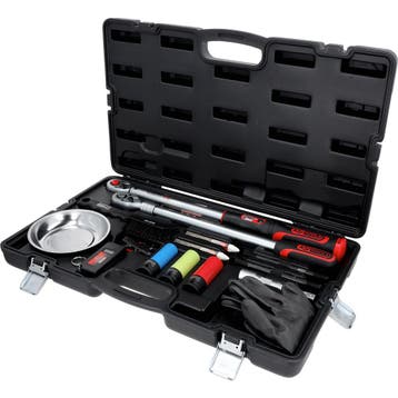 KS Tools Wielwisselset 1/2 Momentsleutel 20-200Nm – 18-delig, Verzenden