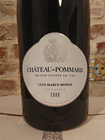 2008 Château de Pommard, Clos Marey-Monge - Pommard Monopole, Collections