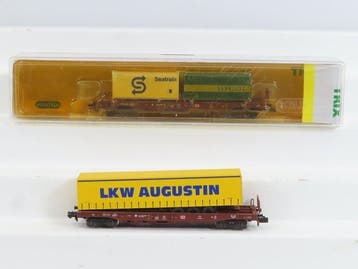Minitrix N - 15265-05/15289-07 - Modeltrein goederenwagon, Nieuw