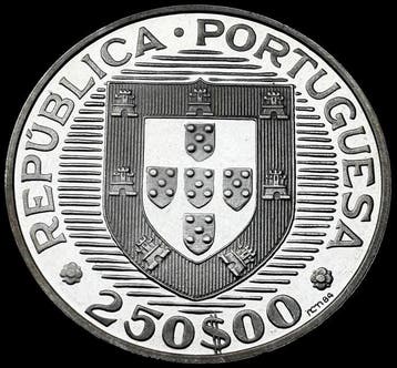 Portugal. 250 Escudos 1984 – FAO Pescas – Prata 925 (23g) –