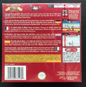 Nintendo - Gameboy Advance - GBA Game & Watch Gallery, Games en Spelcomputers, Nieuw
