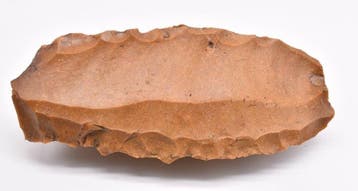 Chalcolithisch Vuursteen Verbazingwekkende grote Blade Core