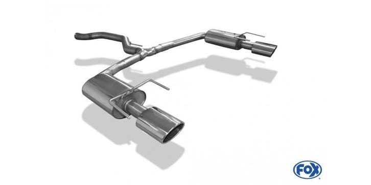 FOX Opel Vectra C OPC Limousine einddemper rechts/links - 14, Auto-onderdelen, Uitlaatsystemen, Nieuw, Verzenden