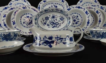 Tirschenreuth Bavaria - Zwiebel Muster - Tafelservies (36) -