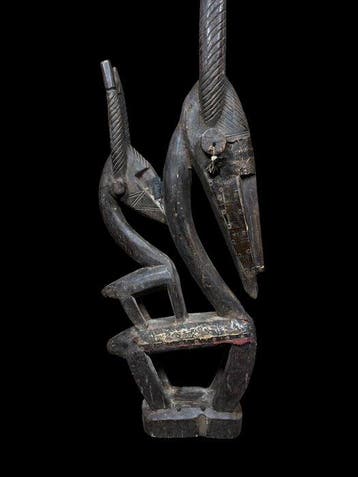 Coiffe Chi wara - Bamabara - Mali (Zonder minimumprijs), Antiek en Kunst