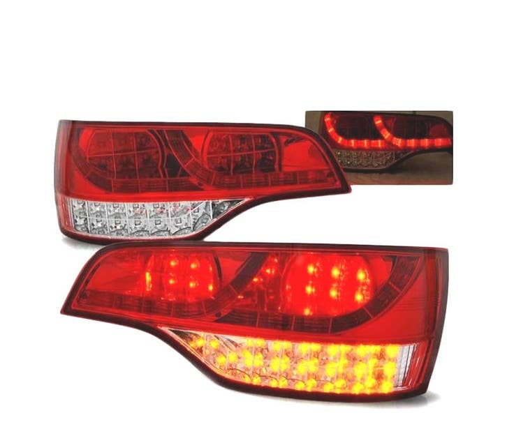 FEUX ARRIÈRE AUDI Q7 06-09 LED ROUGE CLAIR, Auto-onderdelen, Verlichting, Verzenden