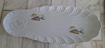 Limoges - Service à poisson (14) - Porcelaine, Antiek en Kunst