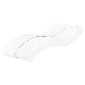 vidaXL Schuimmatras hardheid H2 H3 100x200 cm wit, Verzenden
