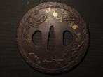 Daito Kiri Zogan Tsuba : C5-421 - fer forgé - Japon -