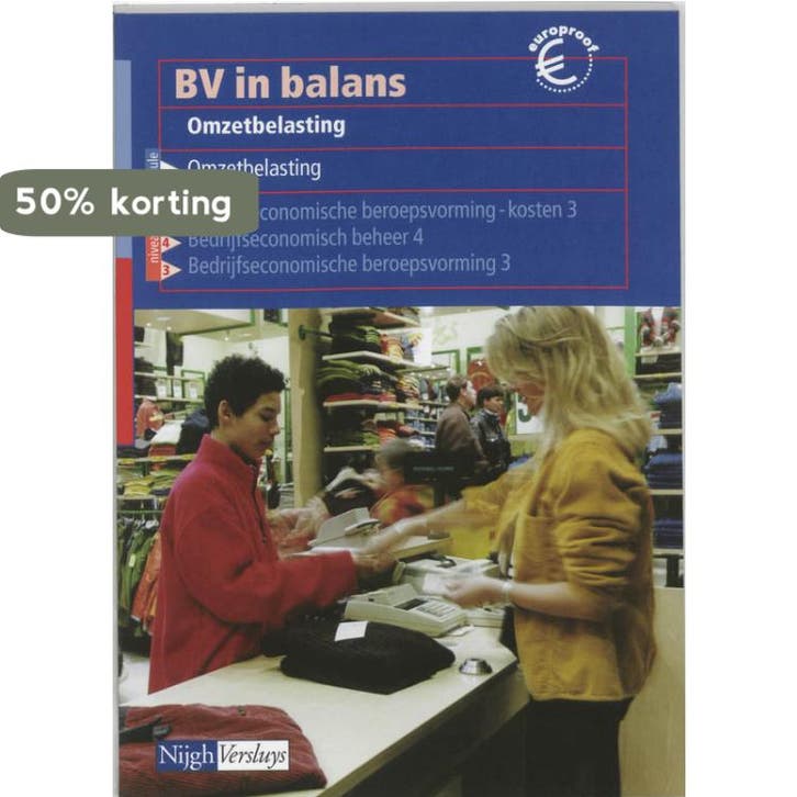 BV in balans Omzetbelasting 9789042524859, Livres, Livres scolaires, Envoi