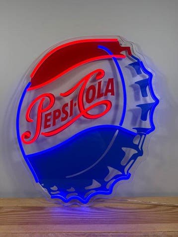 Pepsi Cola - Neonlichtbord - plexiglas