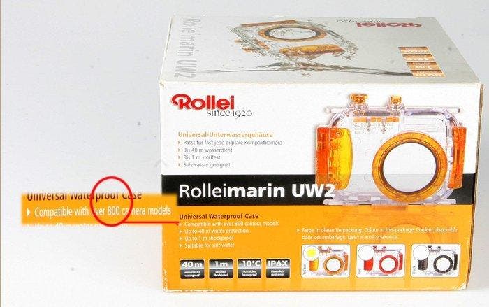 Rollei Rolleimarin UW2 Appareil photo sous-marin, TV, Hi-fi & Vidéo, Appareils photo numériques