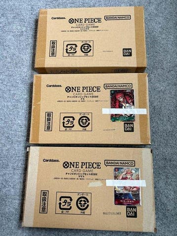 Bandai - 3 Sealed box - One Piece, Nieuw