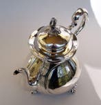 Biedermeier Solid Silver - Theepot - circa 1830–1850, Antiek en Kunst
