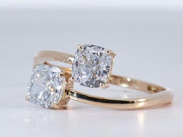 Zonder minimumprijs - Ring - 14 karaat Geel goud - 2.11ct., Nieuw