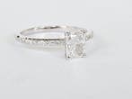Bague de fiançailles - 14 carats Or blanc - 1.14ct. tw.