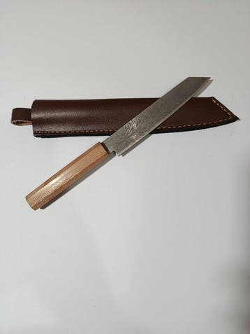 Hypnotics Waves - Keukenmes - Nakiri bch - Leren schede, Antiek en Kunst