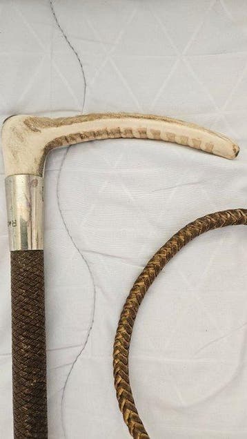 Antique English Hunting WhipMade by the prestigious London, Nieuw