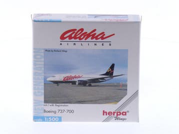 Schaal 1:500 Herpa 513029 Boeing 737-700 Aloha Airlines R..., Ophalen of Verzenden