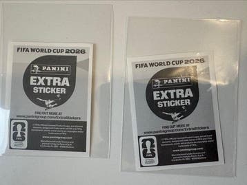 2026 Panini World Cup extra sticker 1x Doku bronze + 1x, Verzamelen, Stickers, Nieuw