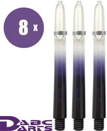 ABC Darts – Vision Edge Zwart - 8 sets (Dart Shafts), Ophalen of Verzenden, Nieuw, Shafts