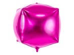 Helium Ballon Kubus Fuchsia Leeg 35cm, Hobby en Vrije tijd, Verzenden, Nieuw