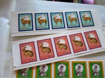Macau 1984/1995 - Verzameling 12 postzegelboekjes, Postzegels en Munten, Gestempeld